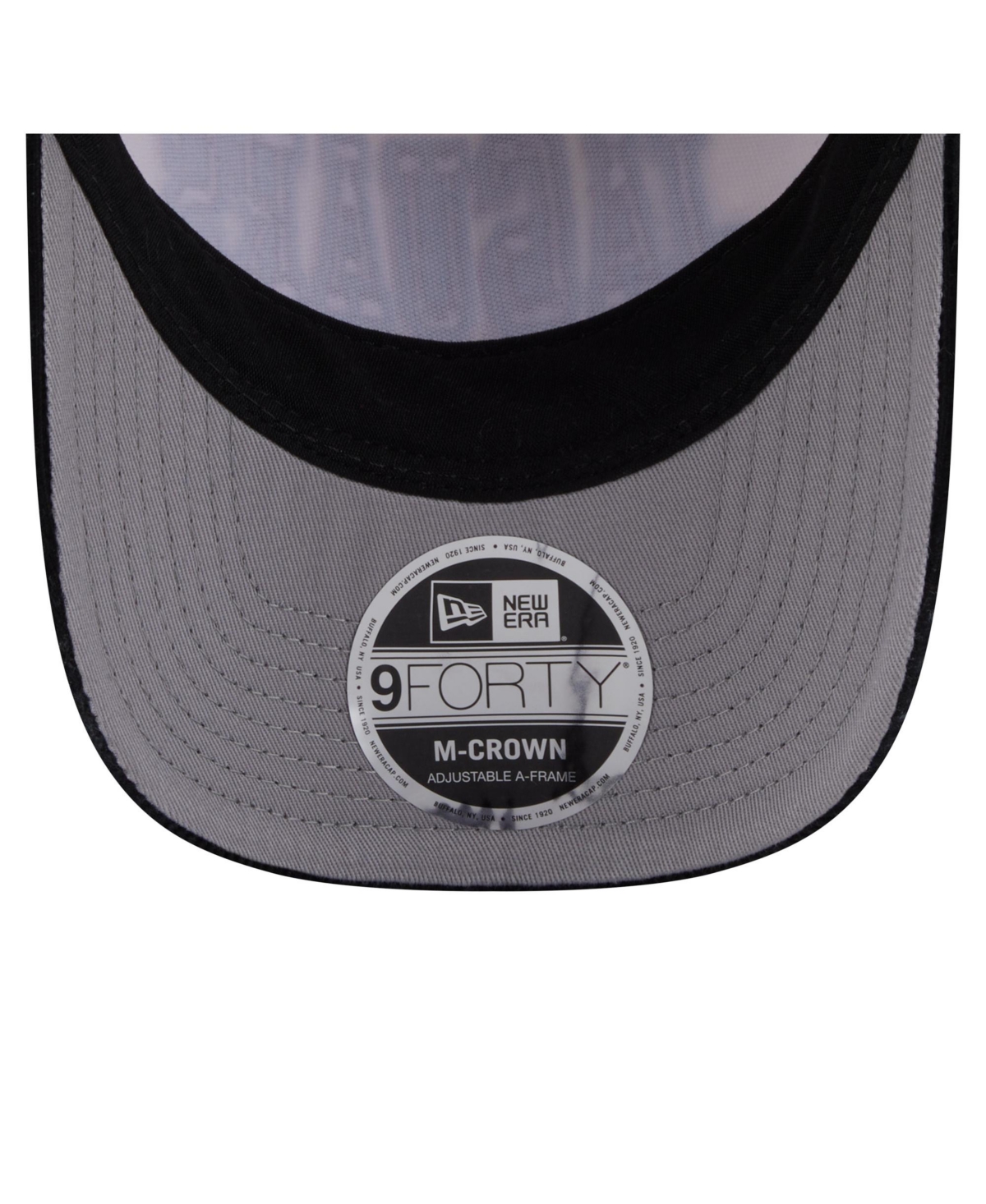 New Era Men'sâ Cream/black Jacksonville Jaguars Throwback Two-tone Sided Corduroy 9forty A-frame Adjustable  In White