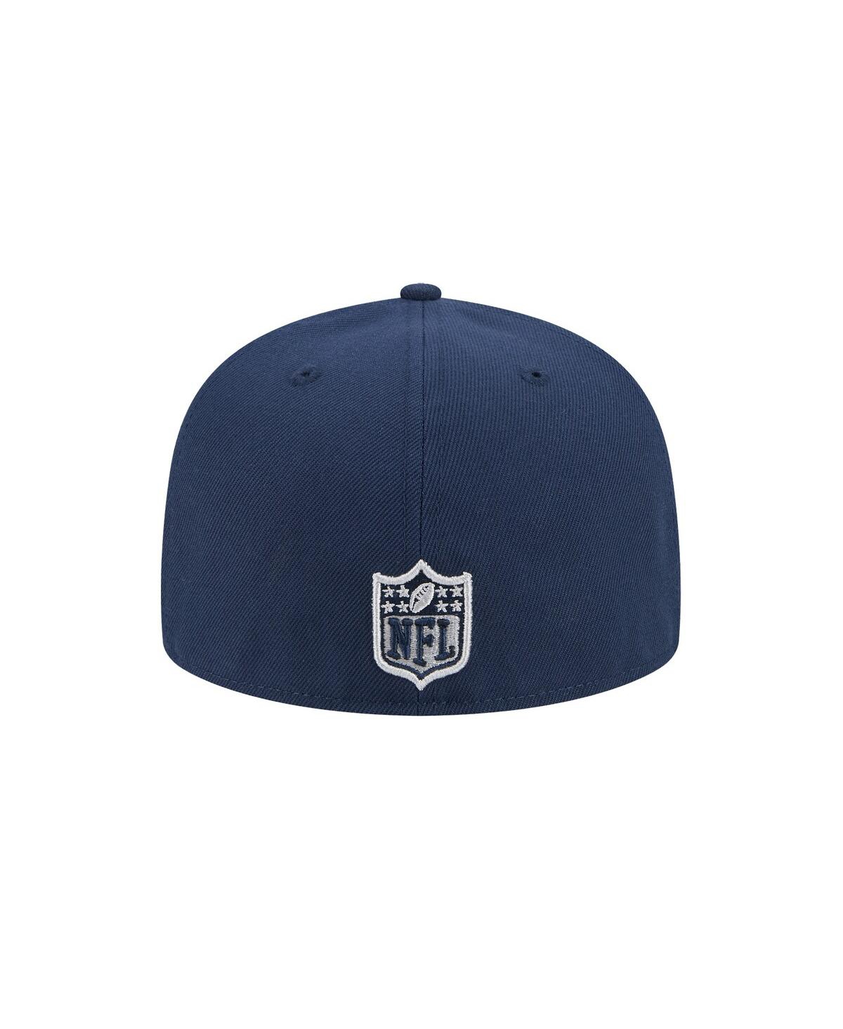 New Era Men'sâ Navy/gray Dallas Cowboys Break 59fifty Fitted Hat In Gray