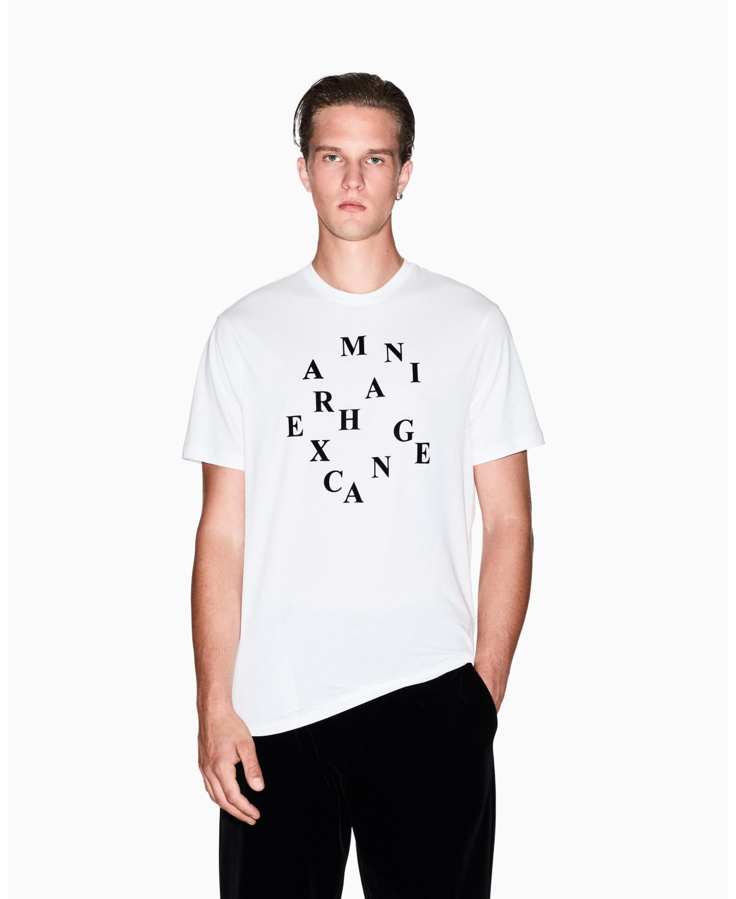 Men's Circle Lettering Graphic T-Shirt