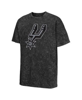 Big Boys and Girls Black San Antonio Spurs Rugged Defense T-Shirt