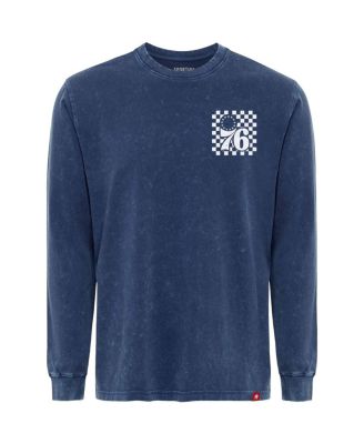 Men's Blue Philadelphia 76ers Bono Long Sleeve T-Shirt