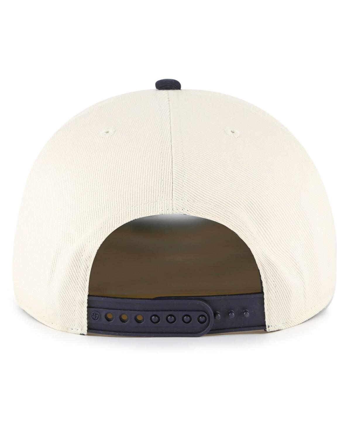 47 Brand Men's Natural Auburn Tigers Pomona Two-tone Rope Hitch Adjustable Hat In Neutral