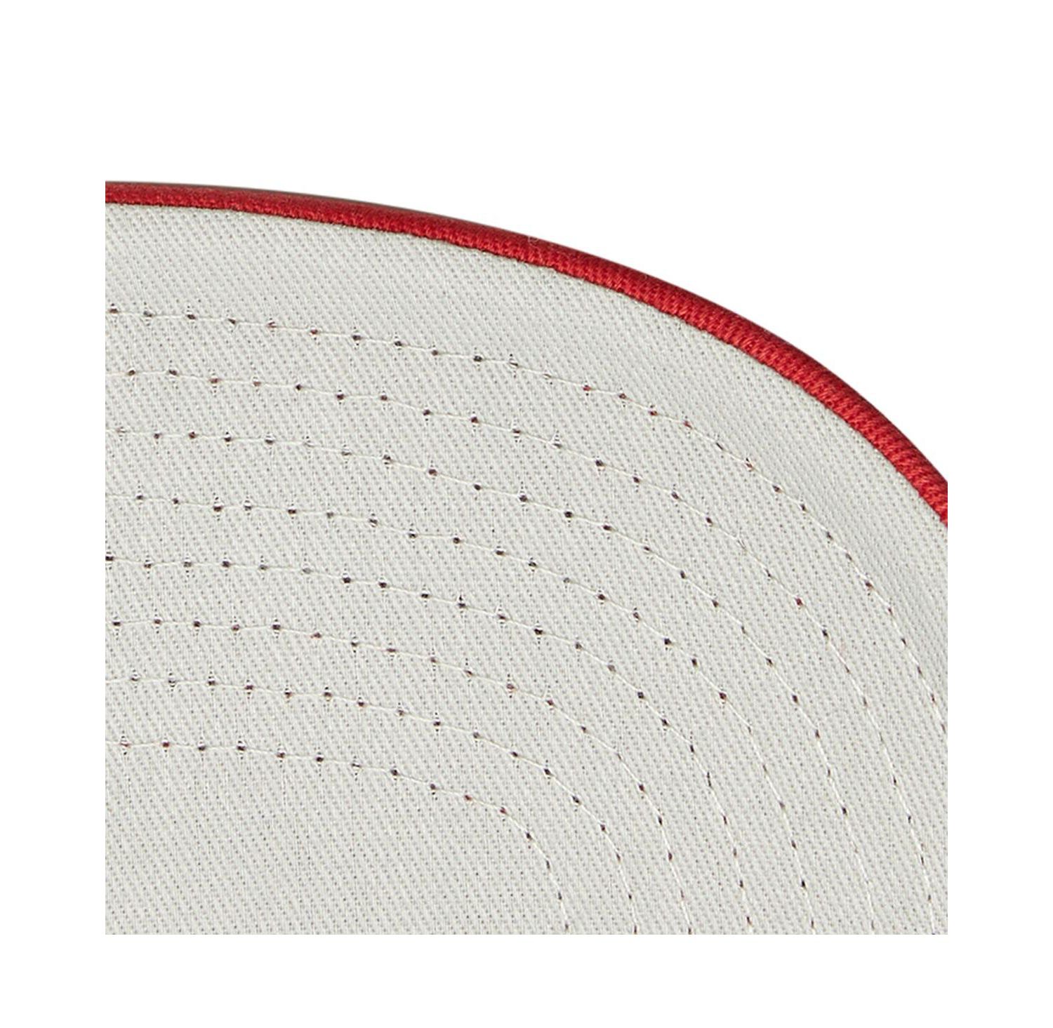 Men's White/Red Detroit Red Wings Gridlock Trucker Adjustable Hat