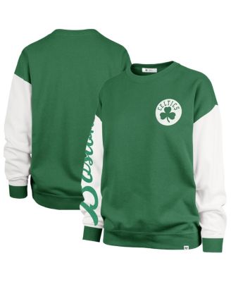 '47 Brand - Women's Kelly Green Boston Celtics Plus Size Oversized Rise Andie Pullover Sweatshirt