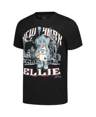 Men's and Women's Black New York Liberty Ellie Mascot City Elementized T-Shirt