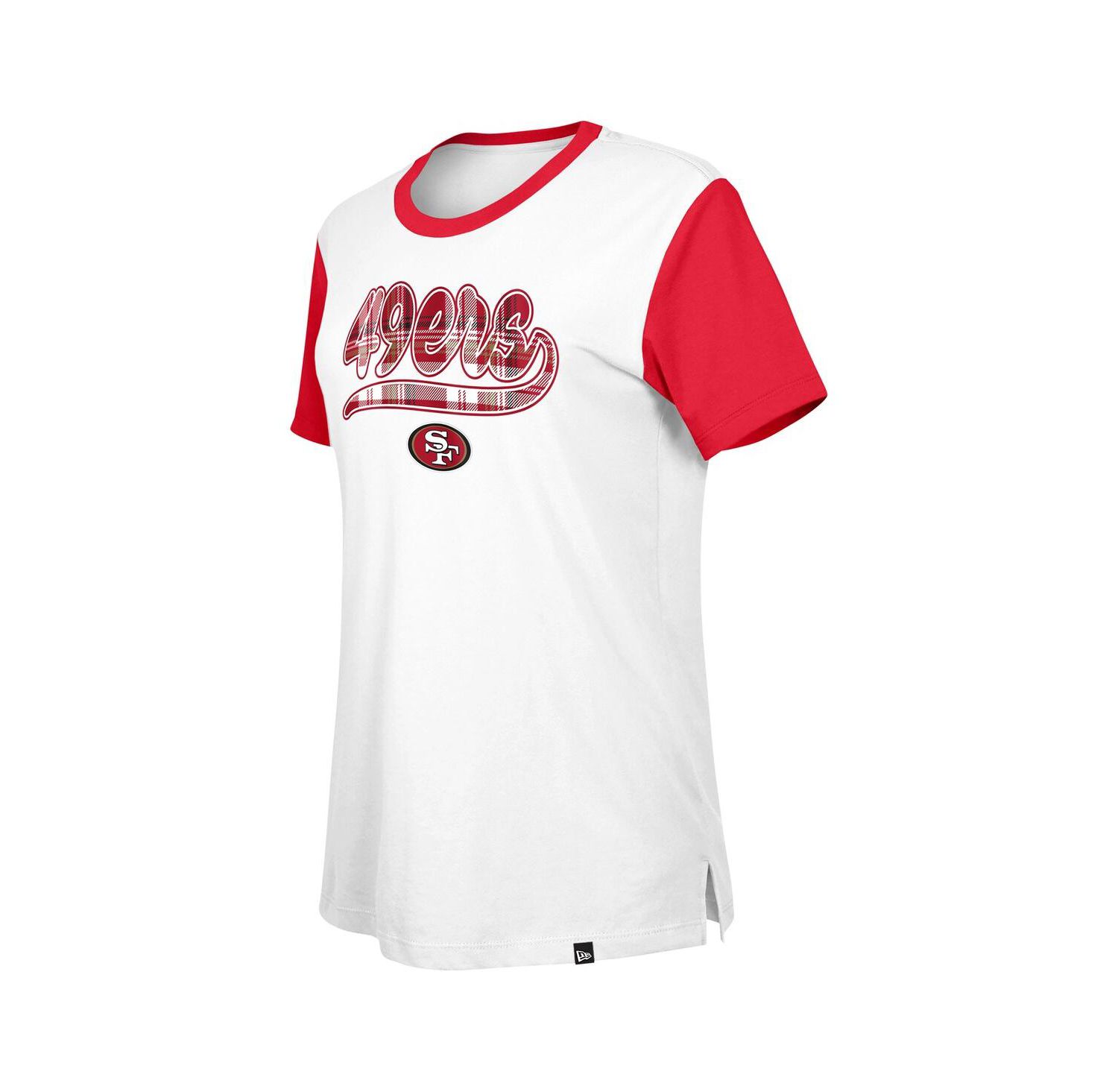 Women's White/Scarlet San Francisco 49ers 3rd Down T-Shirt