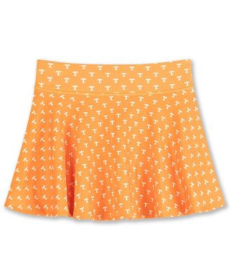 ZooZatz - Big Girls Tennessee Orange Tennessee Volunteers All-Over Print Tennis Skort