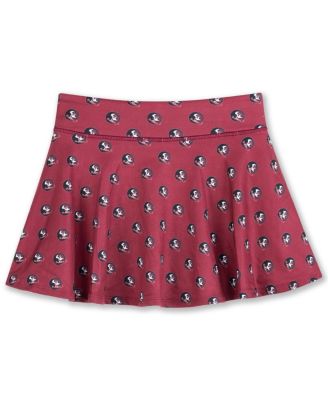 ZooZatz - Big Girls Garnet Florida State Seminoles All-Over Print Tennis Skort