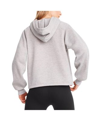 Women's Heather Gray Tampa Bay Buccaneers Debbie Dolman Raglan Pullover Hoodie