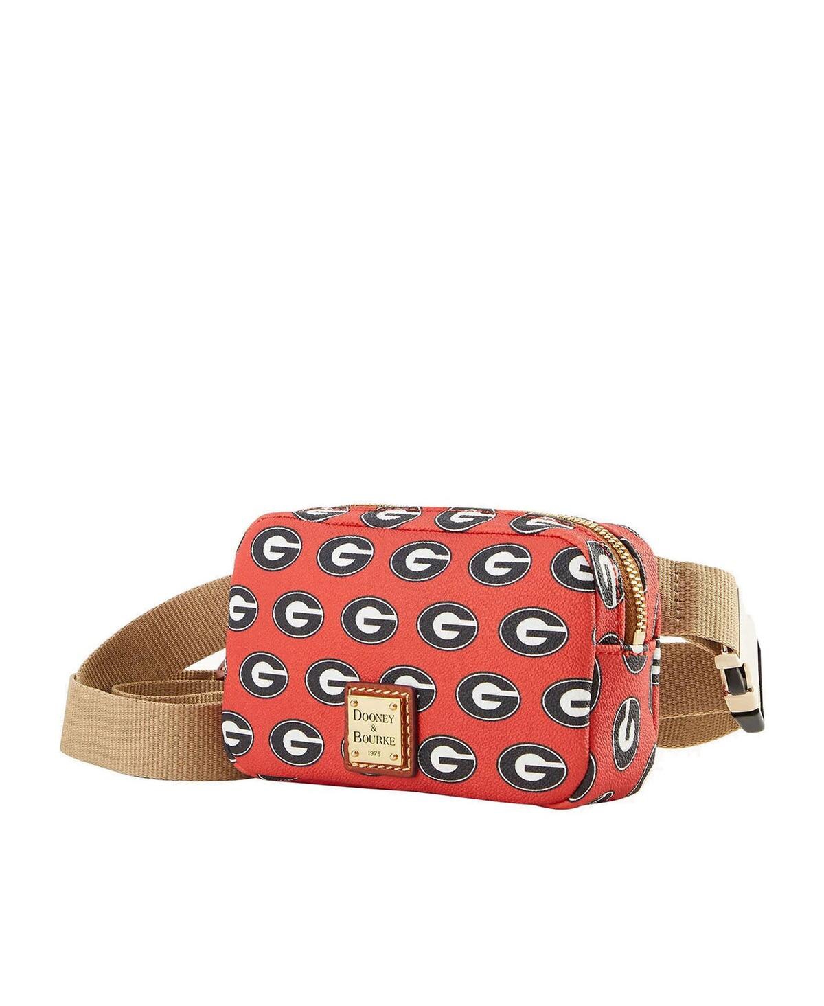 Dooney & Bourke Georgia Bulldogs Signature Belt Bag In Red
