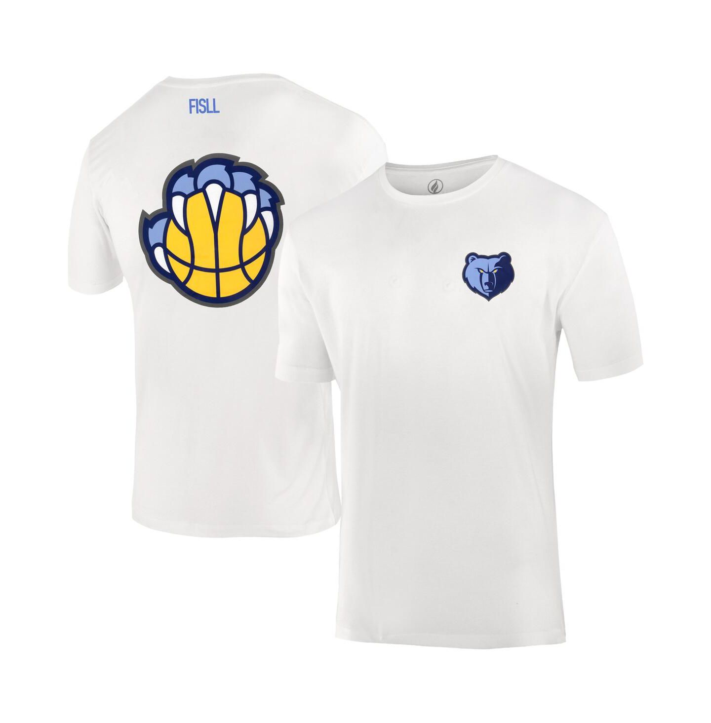 Футболка FISLL White Memphis Grizzlies Burst Logo — фото 1