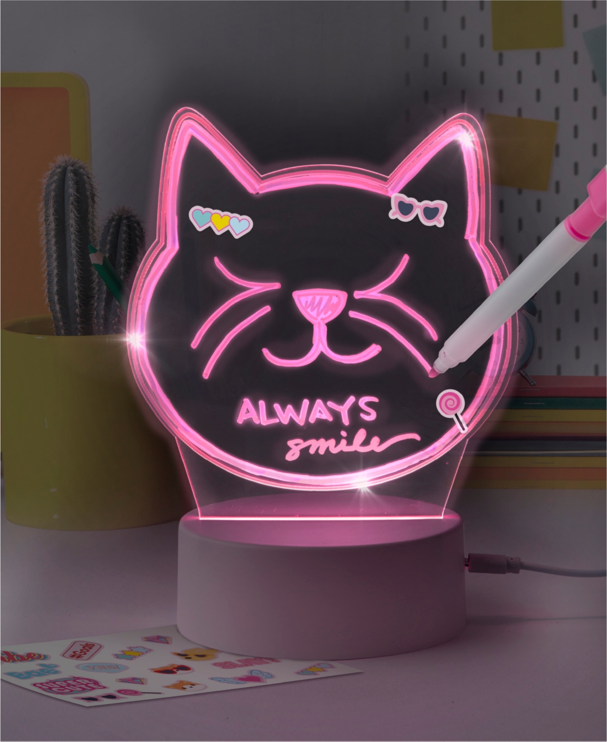 Geoffrey's Toy Box Glow Bright Dry-Erase Light Board