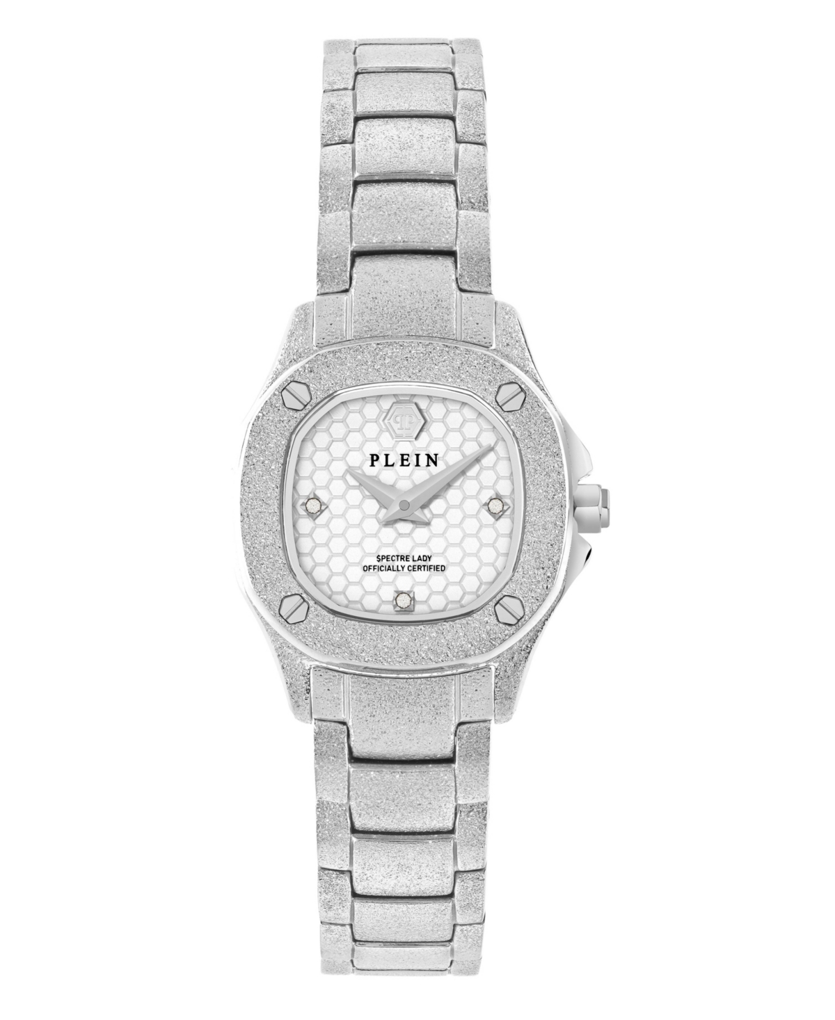 Philipp Plein $pectre Lady Mini Crystal Watch In Metallic