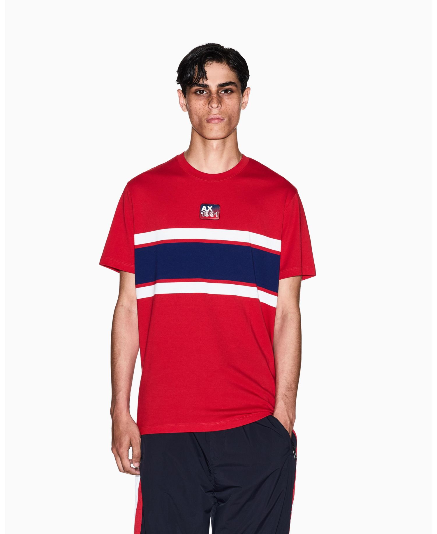 Men's Color Block Logo T-Shirt