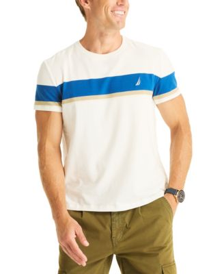 Nautica - Men's Short Sleeve Stripe T-Shirt
