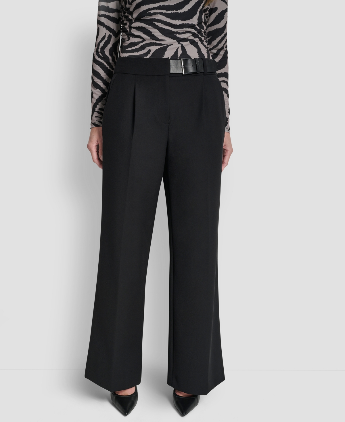 Dkny Women's Wide Leg Trousers