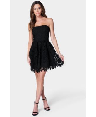 Women's Straples Lace Cupcake Dress