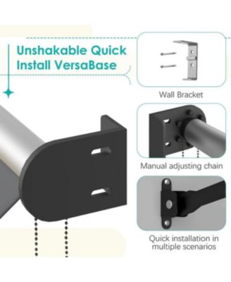 Retractable Awning, 30"x40" Manual Outdoor Awnings for Door Entrance, Sun Shade Canopy