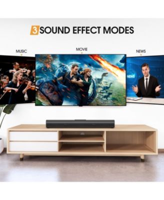  3D Surround Sound with Dual Bass Technology  Sound Bar for TV