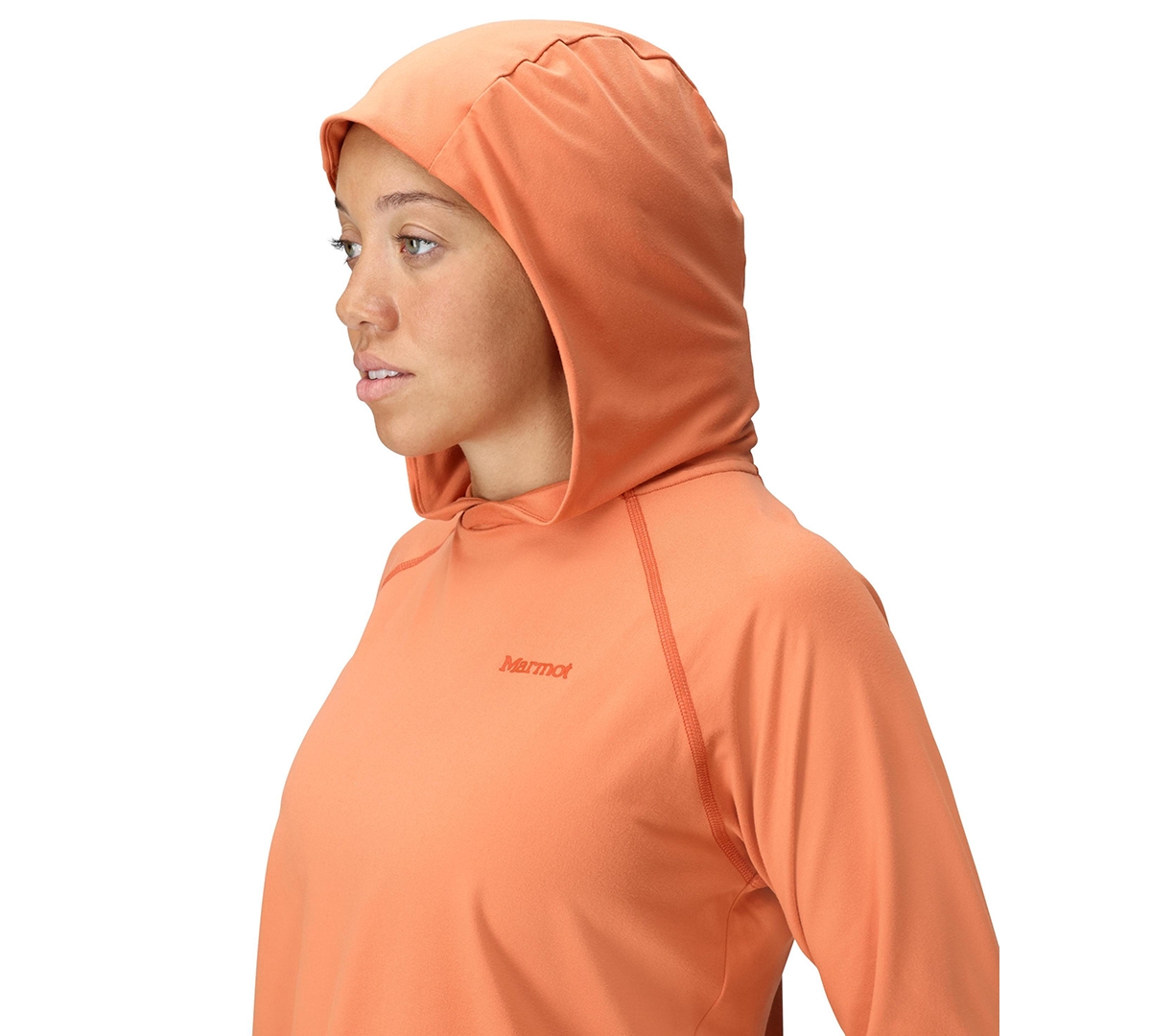 Marmot Women's Wind Ridge Raglan Sleeve Hoodie In Orange