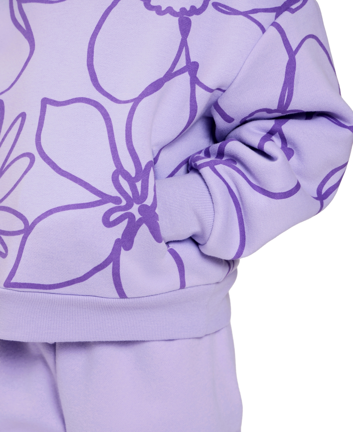 Color Lab Unisex 2t-6x Pull-on Printed Long Sleeve Hoodie In Purple