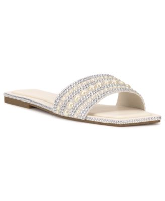 Women's Yamille Square Toe Flat Sandals, Macy's Exclusive