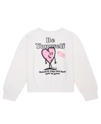 Color Lab Girls' 2-10 Crewneck Long-Sleeve Sweatshirt