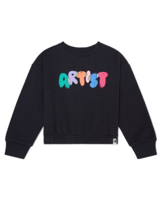 Color Lab Girls' 2-10 Crewneck Long-Sleeve Sweatshirt