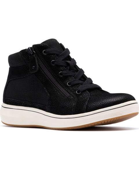 Женские кроссовки Clarks BreezeSky Rae Lace-Up, цвет: Чёрный