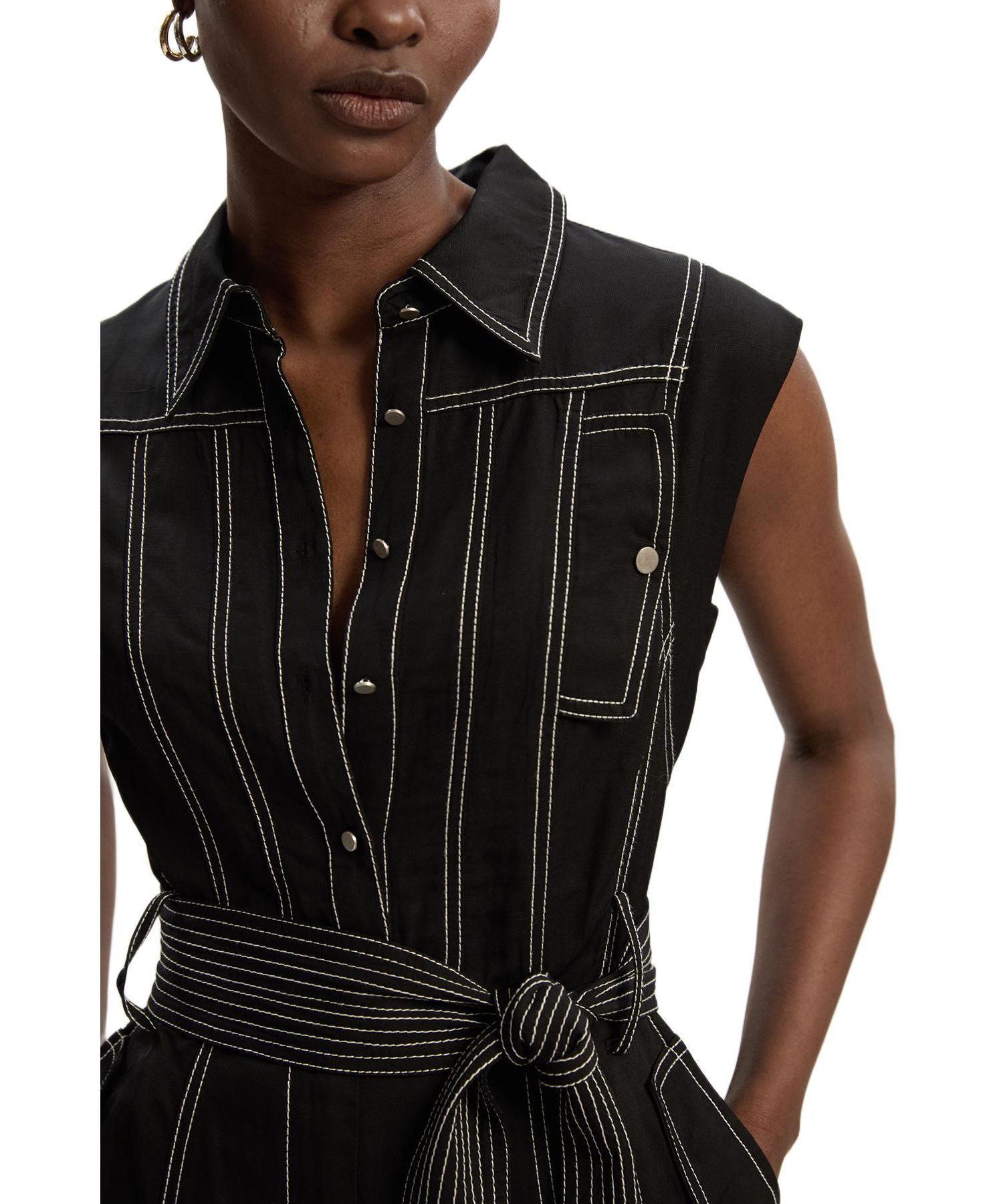 Women's Premium Linen Woven Jumpsuit