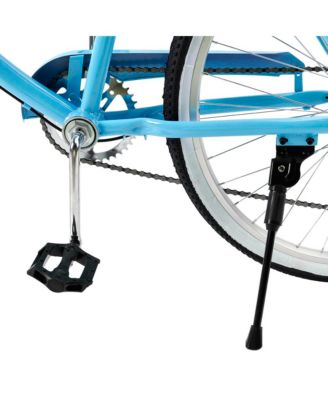 26-Inch Beach Cruiser Bike for Adults with Shimano 7-Speed, High-Carbon Steel Frame for Leisure Cycling