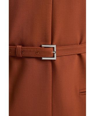 Women's Belted Pencil Maxi Dress