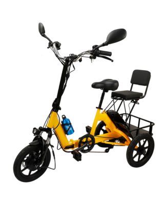 Electric Tricycle for Adults E-Trike with 3-Speed 350W Motor & 28-Mile Range | Compact Foldable Design