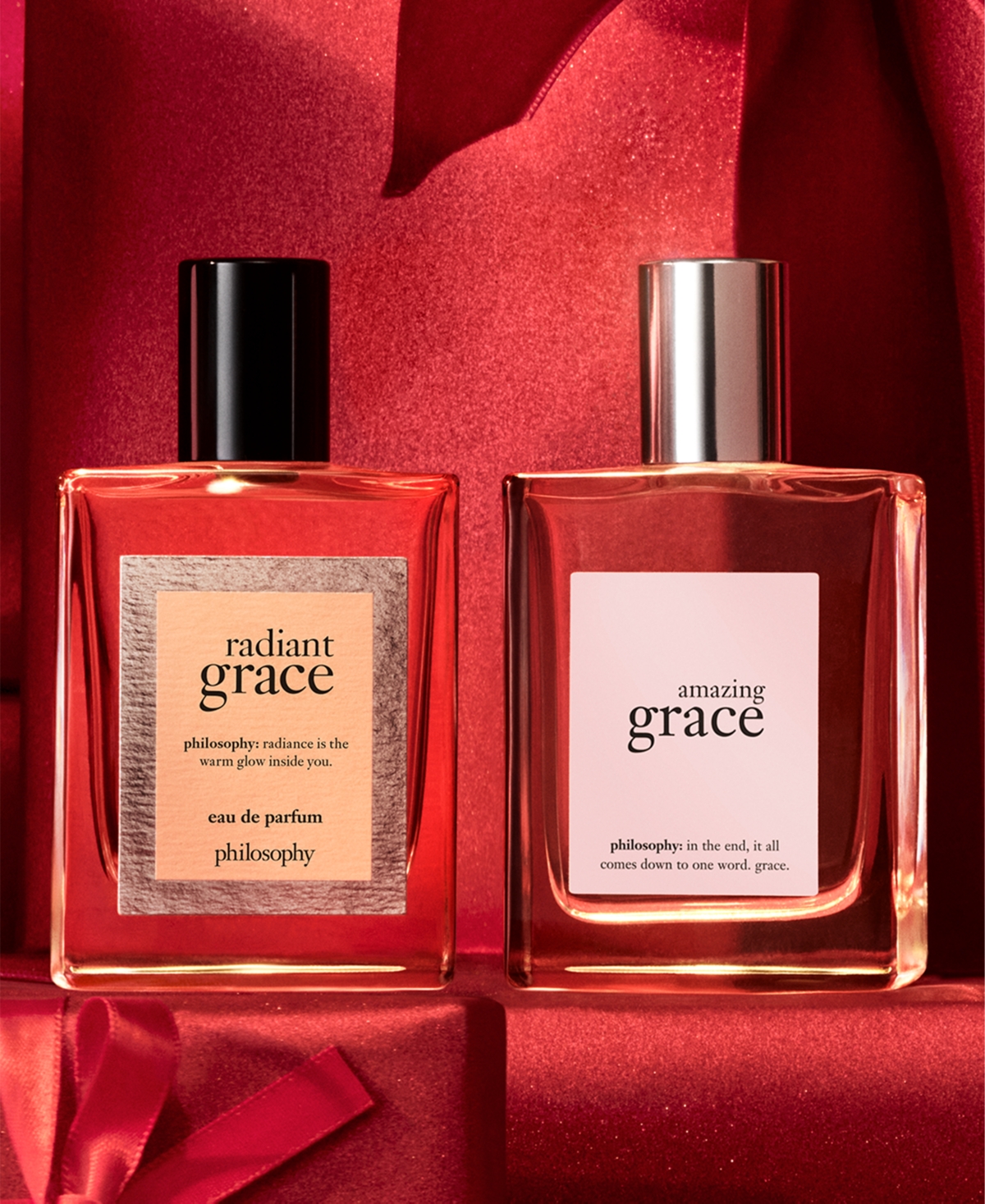 Philosophy Di Lorenzo Serafini 2-pc. Amazing Grace Eau De Toilette And Radiant Grace Eau De Parfum Limited Edition Fragrance Gift S In Transparent
