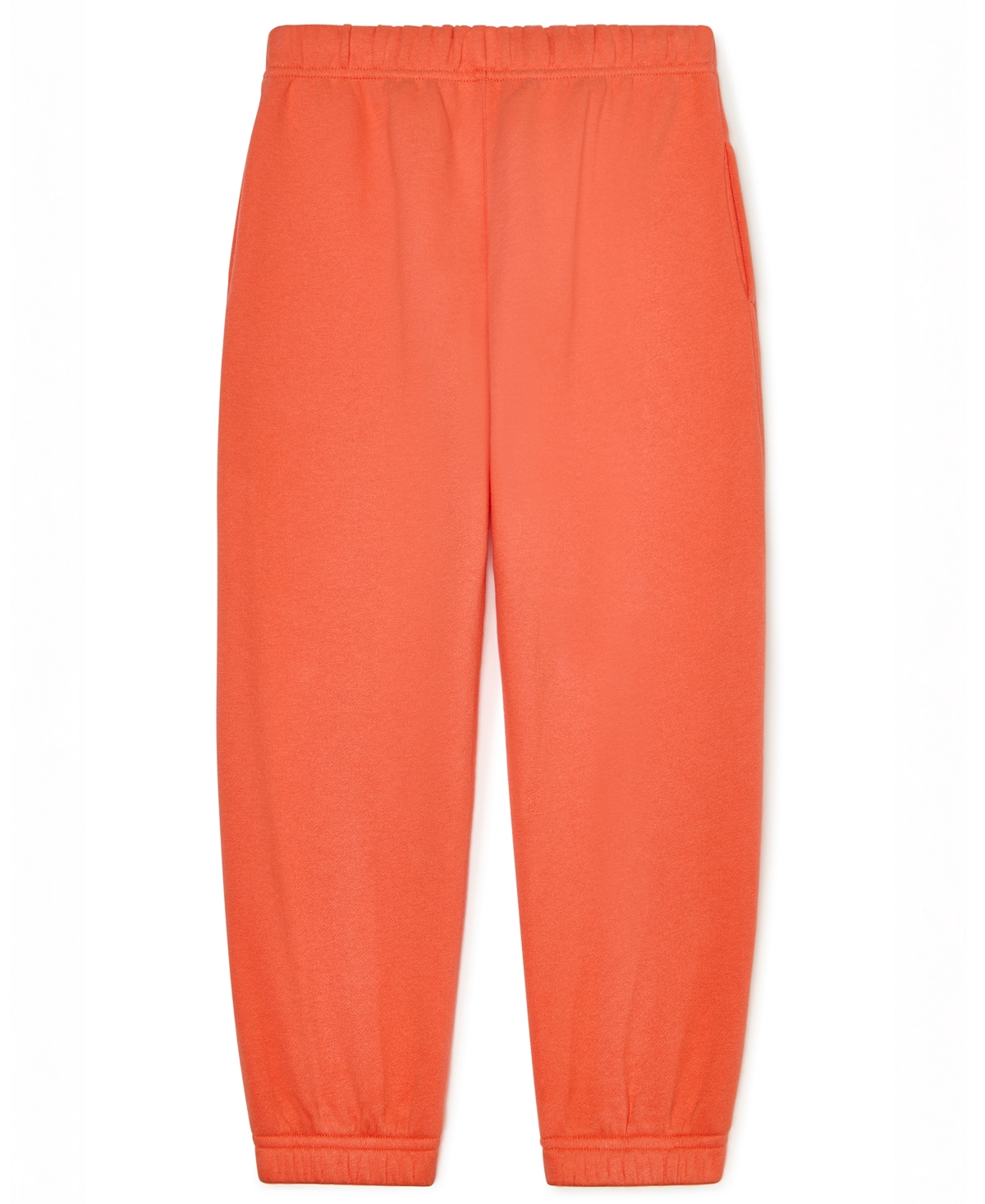 Color Lab Unisex 2t-6x Pull-on Fleece Jogger Pants In Orange