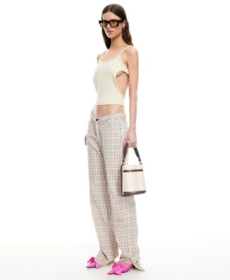 Women's Alabama Checked Detail Jeans