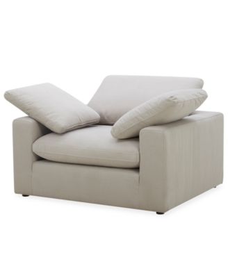 Fog 55" Fabric Accent Chair