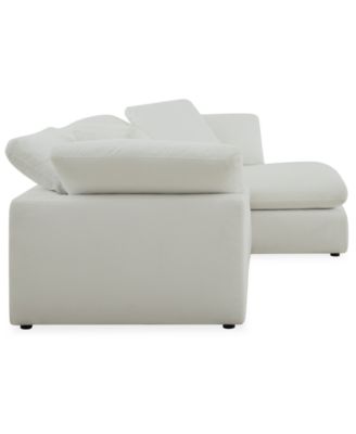Fog 3-Pc. Fabric Chaise Sectional Sofa Set