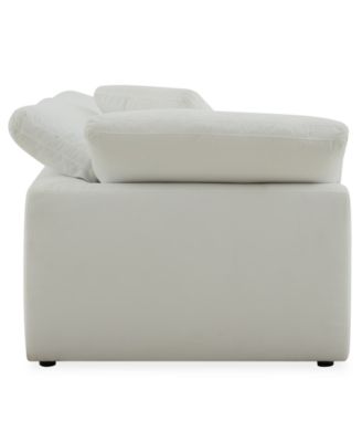 Fog 3-Pc. Fabric L-Sectional Ottoman End Sofa Set