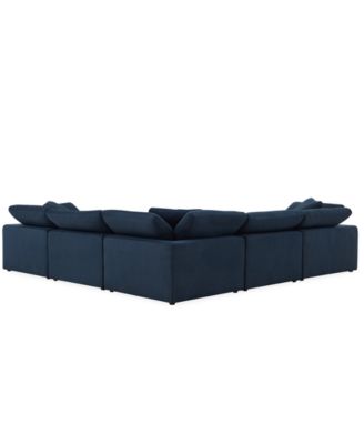 Fog 5-Pc. Fabric Chaise L-Sectional Sofa Set