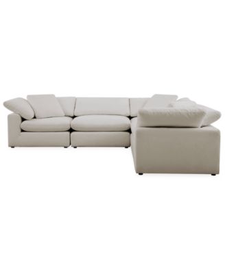 Fog 5-Pc. Fabric L-Sectional Sofa Set