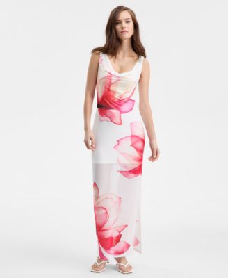Bar III - Women's Cowl-Neck Maxi Dress