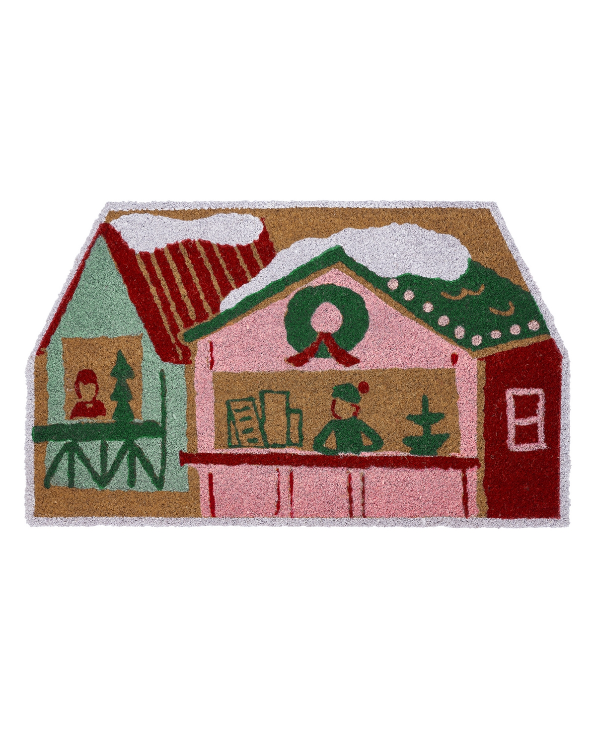 Hallmark House Holiday Outdoor Coir Doormat, 18" x 30"