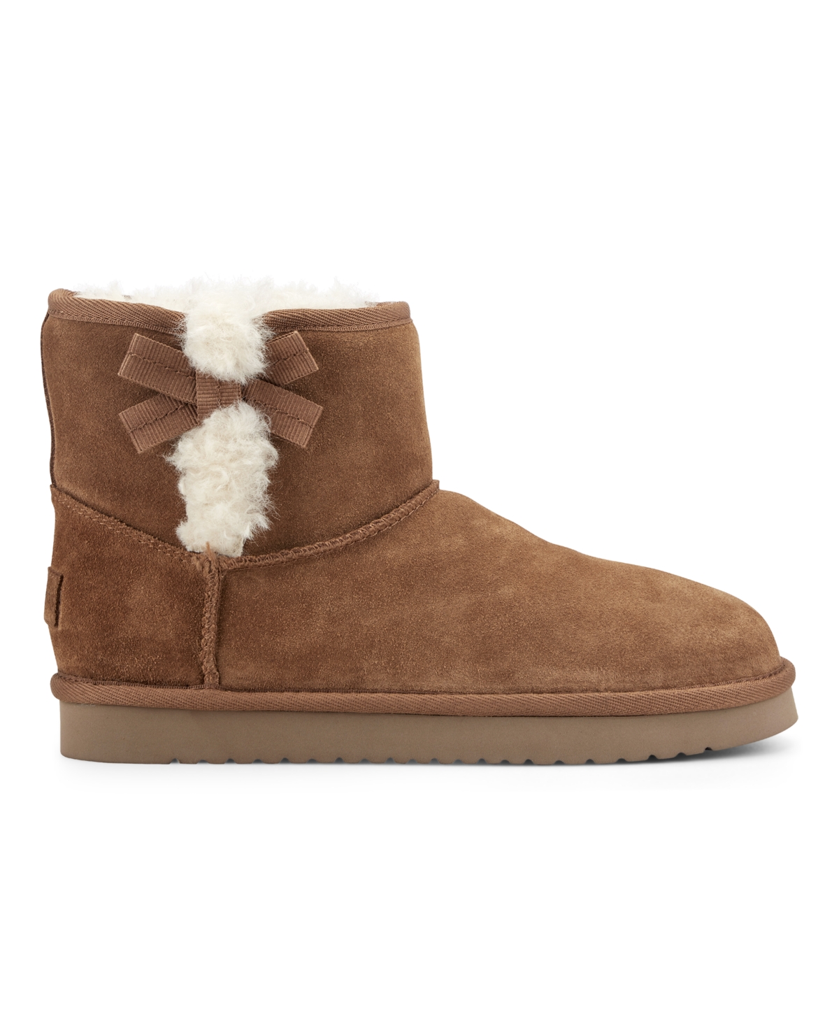 Earth Women's Worldly Round Toe Casual Ankle Booties In Brown