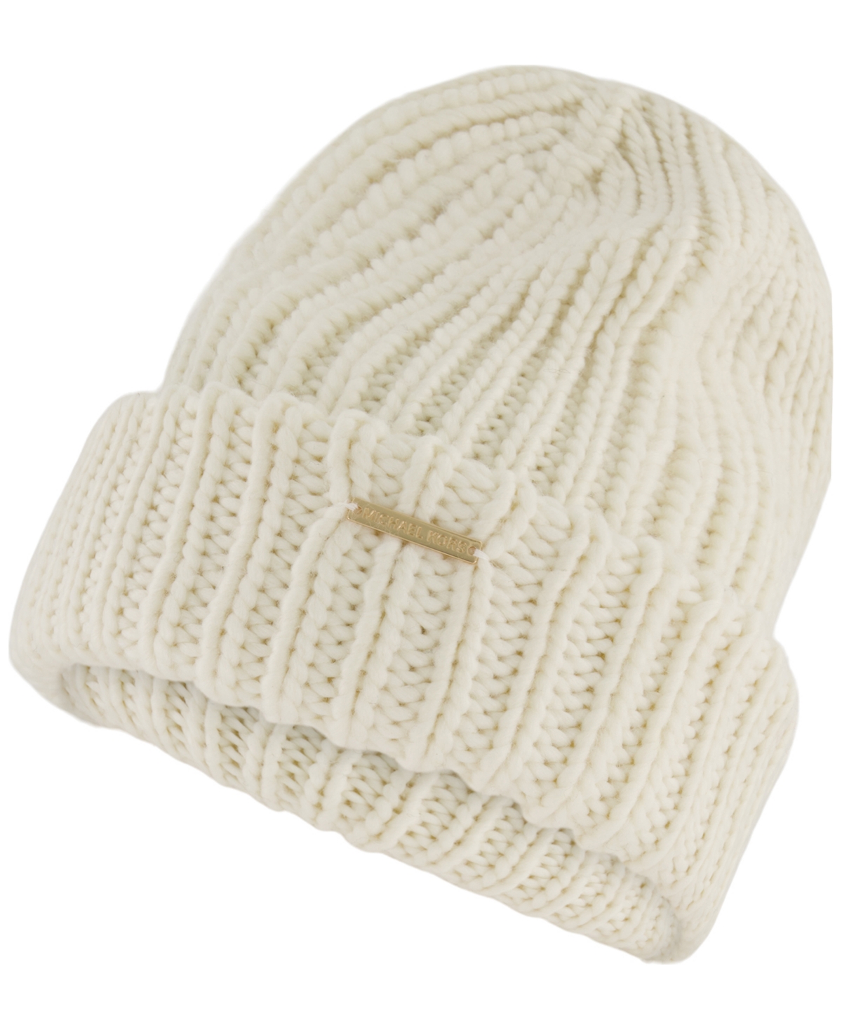 Michael Kors Michael  Women's Diamond Cuff Beanie In Brown