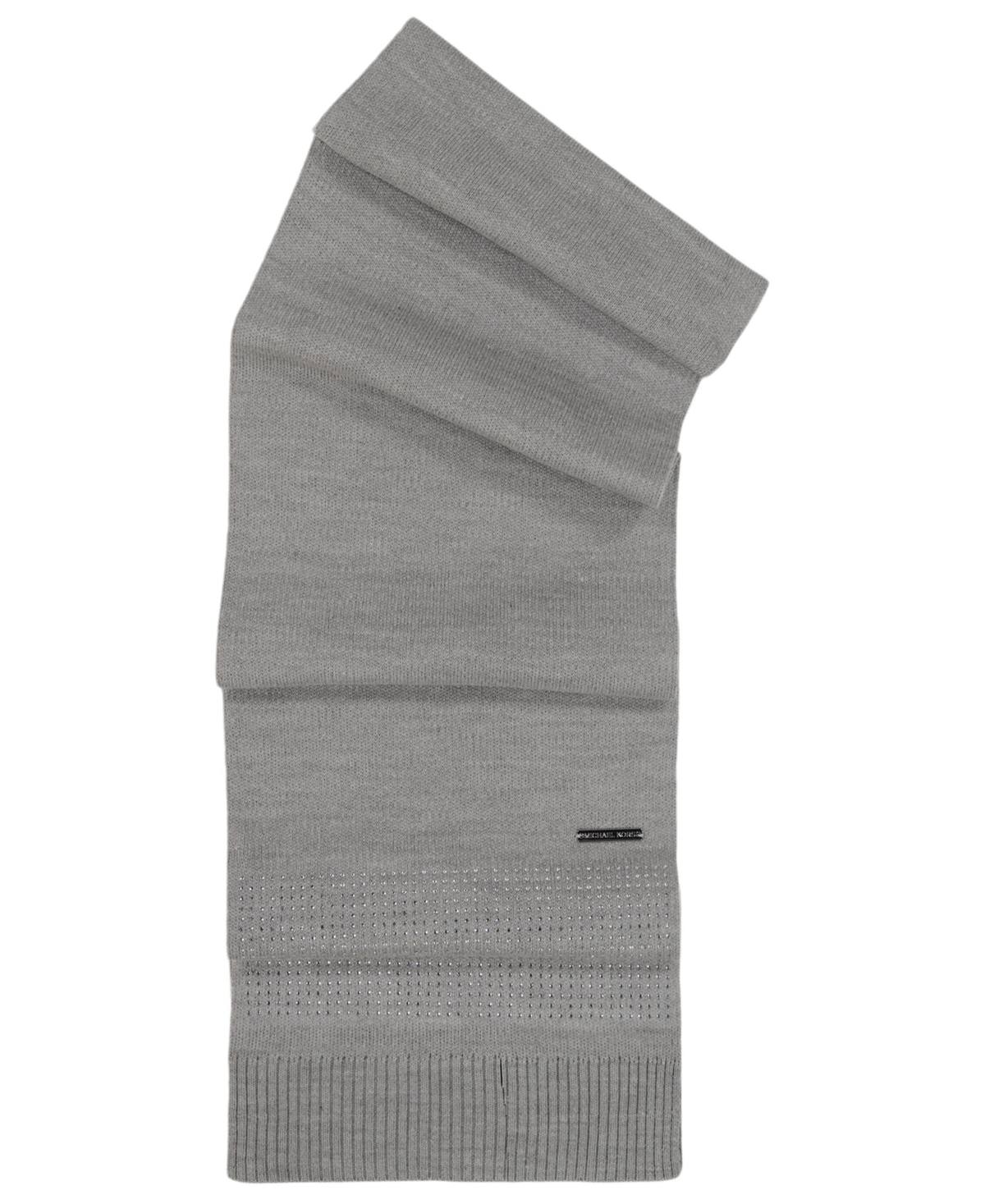 Michael Kors Michael  Women's Crystal Stripe Scarf In Gray