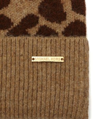 Women's Leopard Crown Cuff Beanie