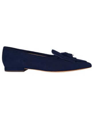 Women's Londyn Sheep-Suede Kiltie Ballet Flats