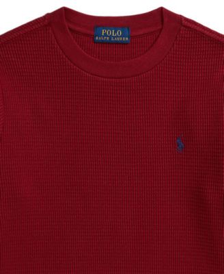 Boys 2-7 Waffle-Knit Cotton Long-Sleeve T-Shirt