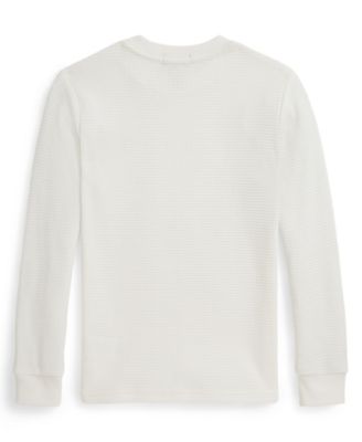 Boys 2-7 Waffle-Knit Cotton Long-Sleeve T-Shirt